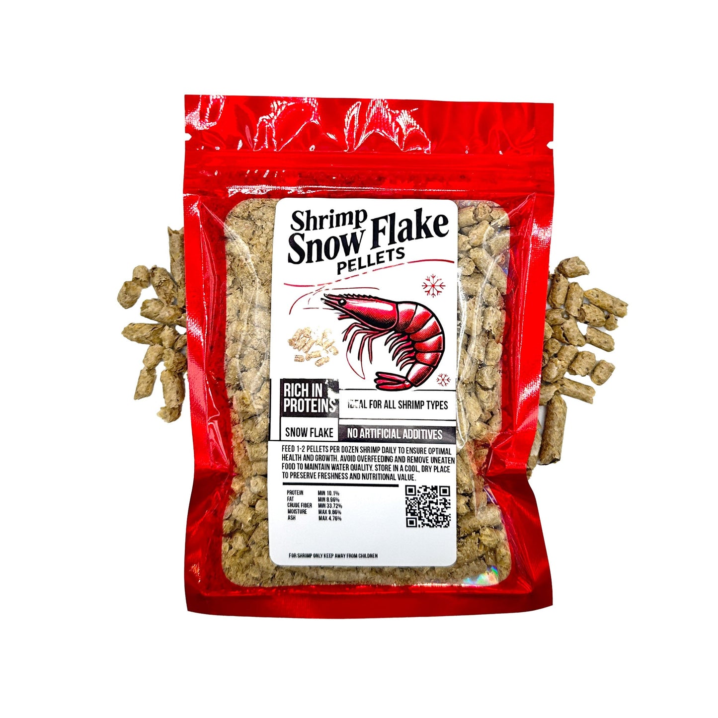 Shrimp Snow Flake Pellet Food - Wild Pet Supply