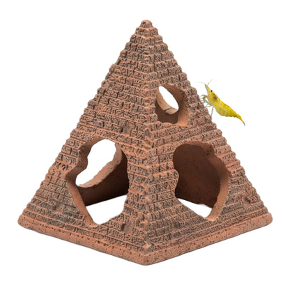 Shrimp Pyramid Hide – 3.2 Inch Cave