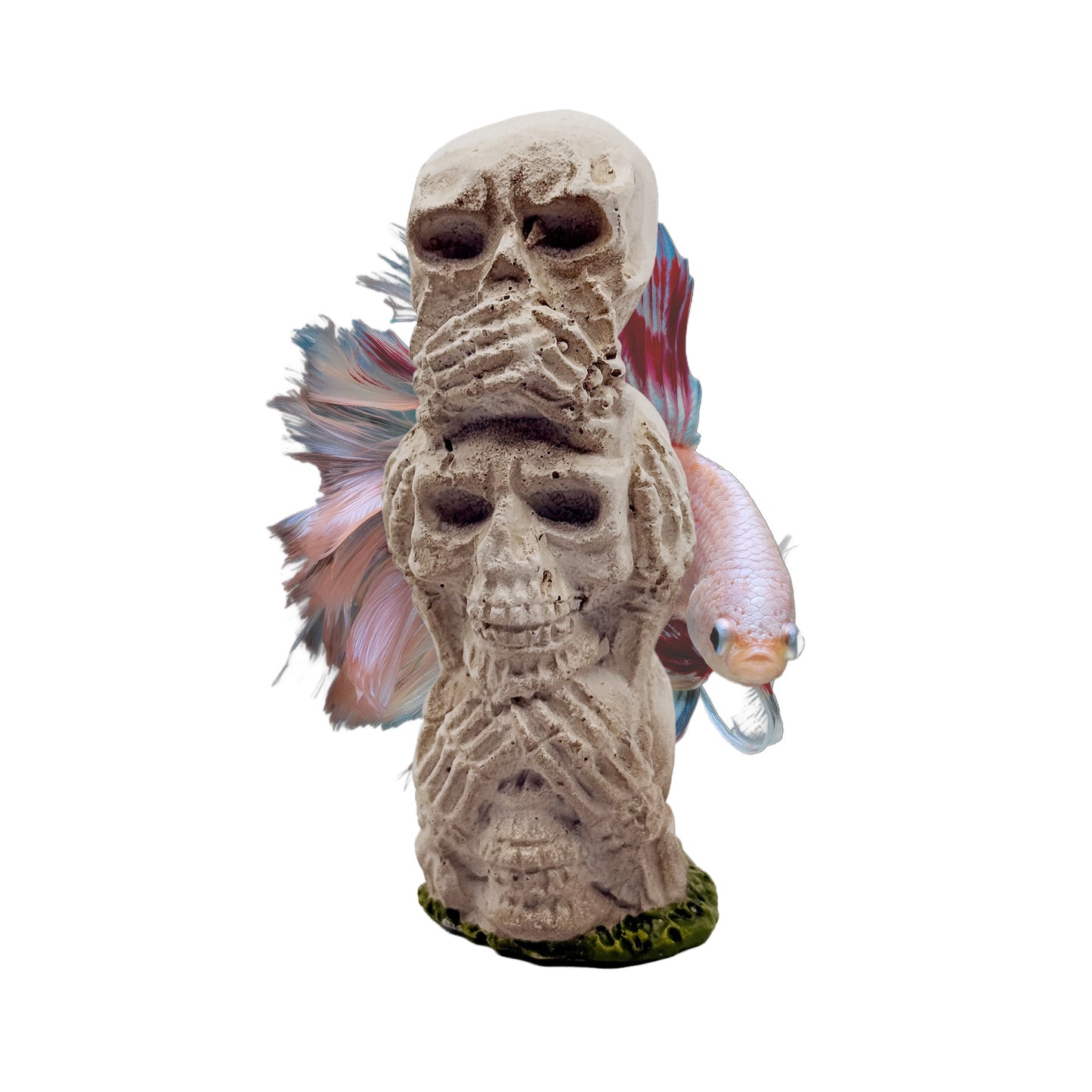 Triple Skull Totem Decoration
