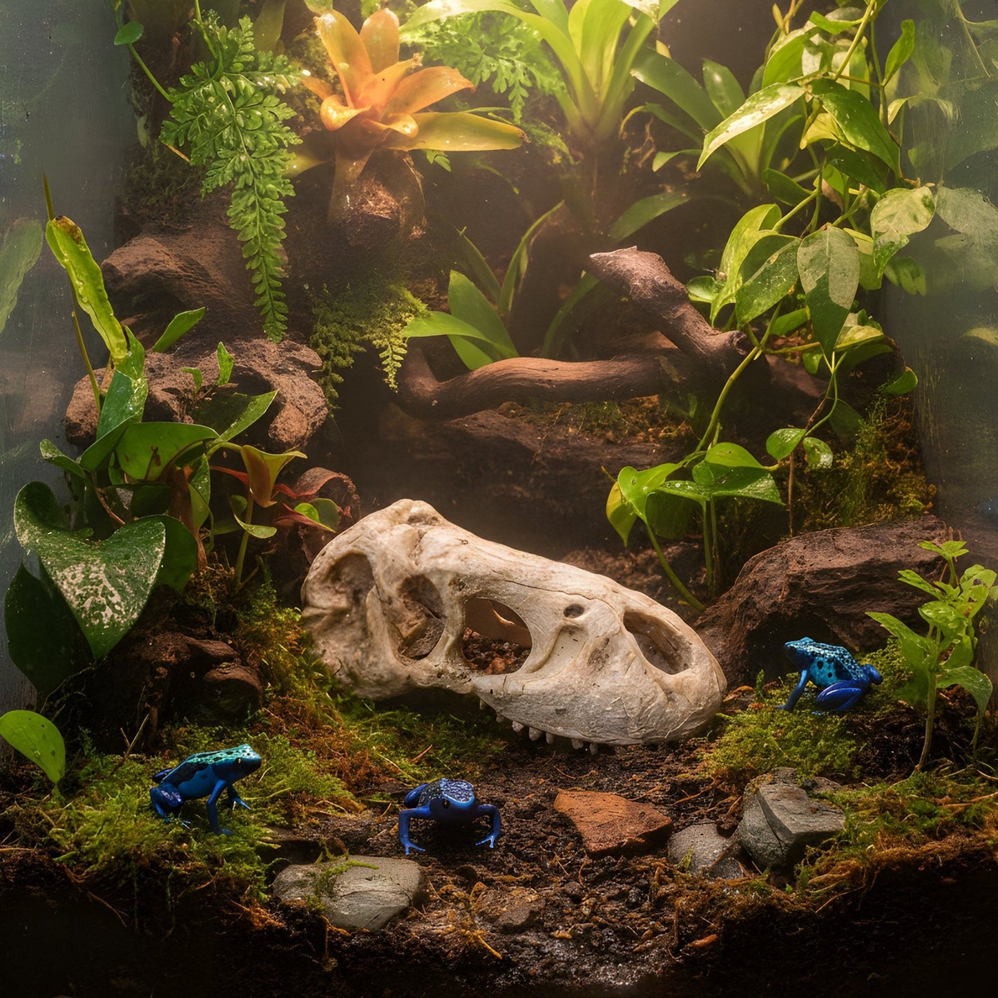 T-Rex Fossil Skull – Large Tank Decoration - Wild Pet Supply