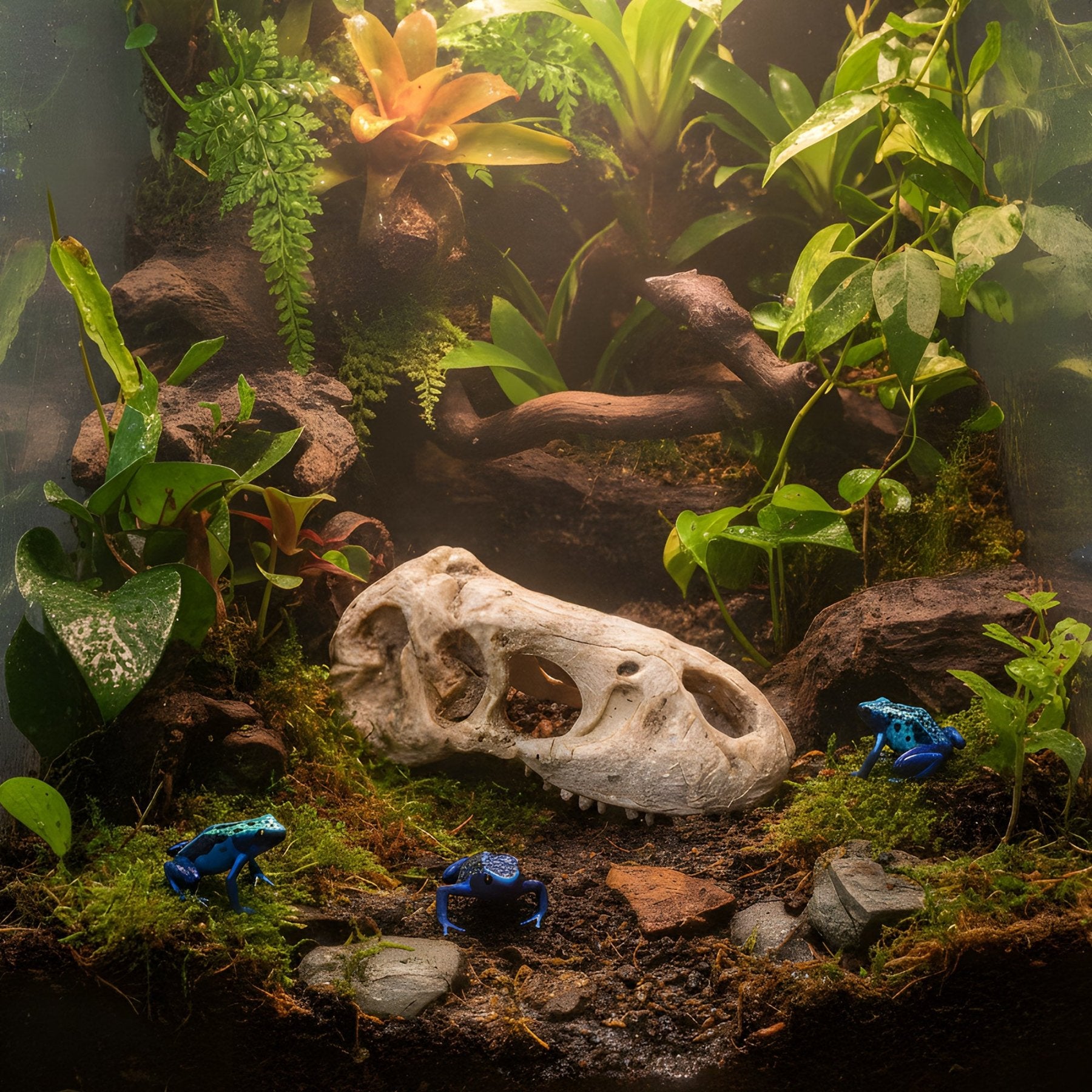 T-Rex Fossil Skull – Large Tank Decoration - Wild Pet Supply