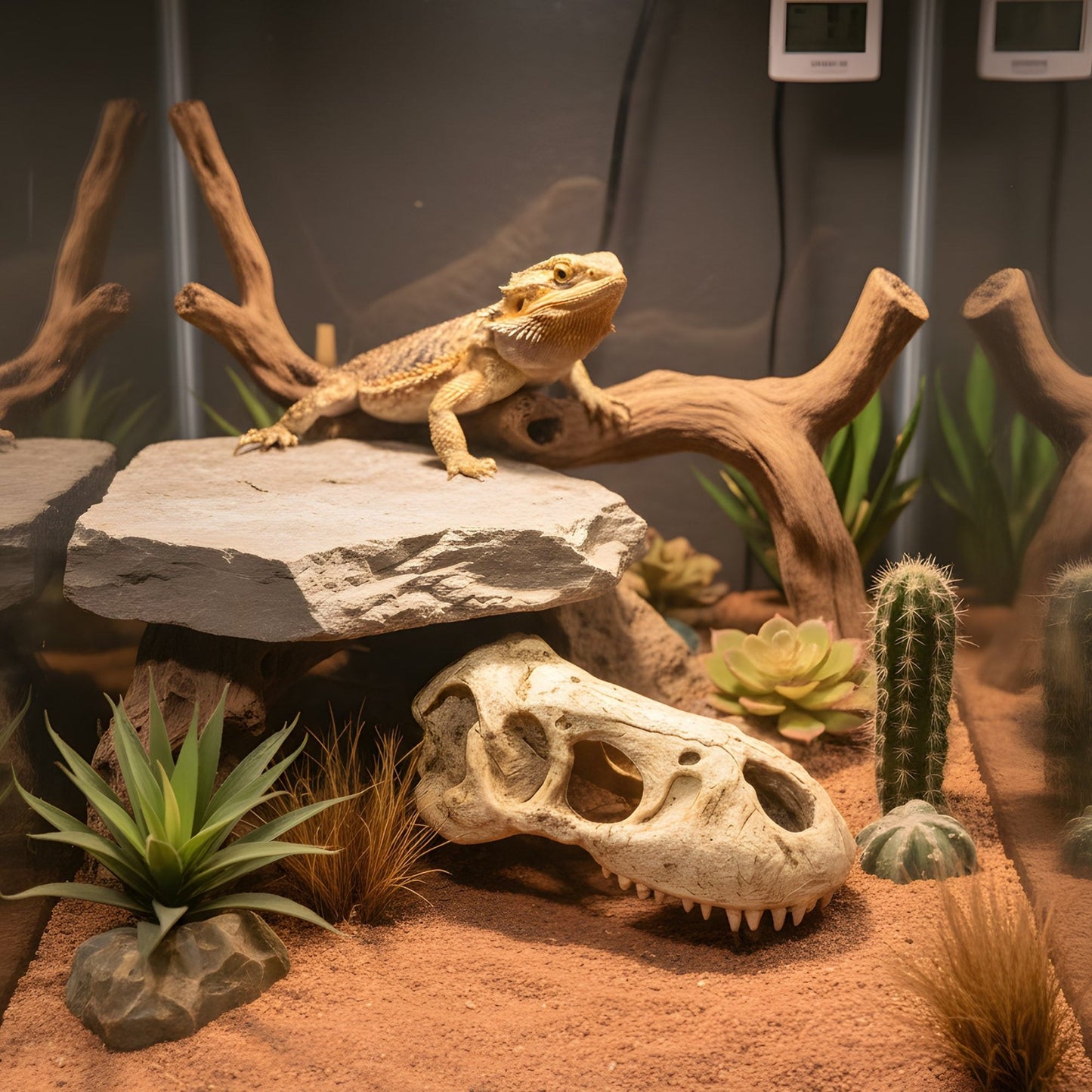 T-Rex Fossil Skull – Large Tank Decoration - Wild Pet Supply