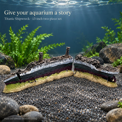 Titanic Shipwreck Ornament – 13 Inch Set - Wild Pet Supply