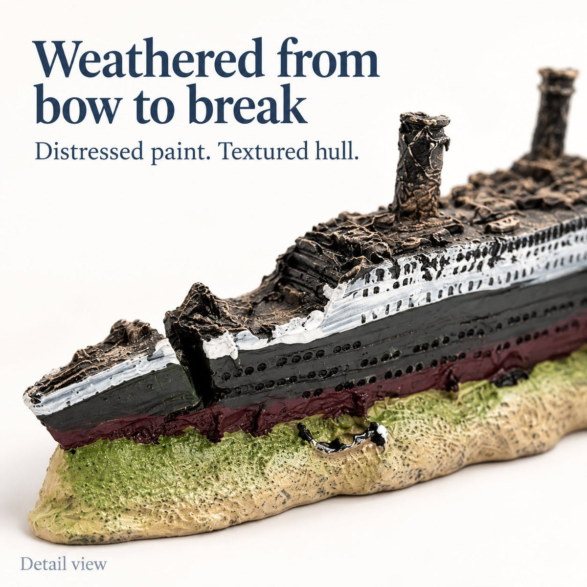 Titanic Shipwreck Ornament – 13 Inch Set - Wild Pet Supply