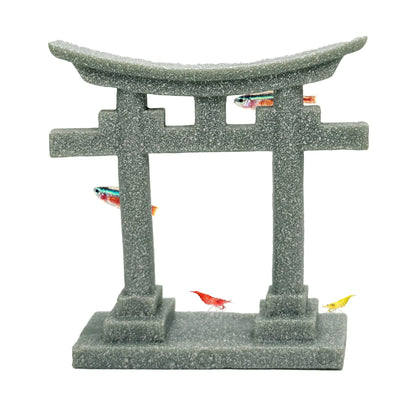 Torii Gate Shrine – Sandstone Aquarium Decor - Wild Pet Supply