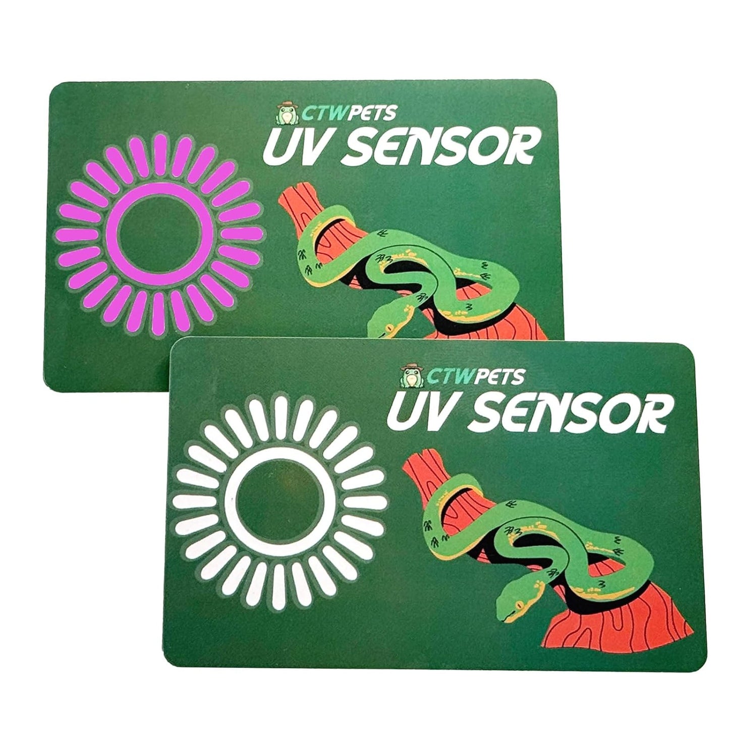 UVB Tester Reptile Lamp UV Sensor Reptile UVA UVB Fluorescent Lamp Tester Card - Wild Pet Supply