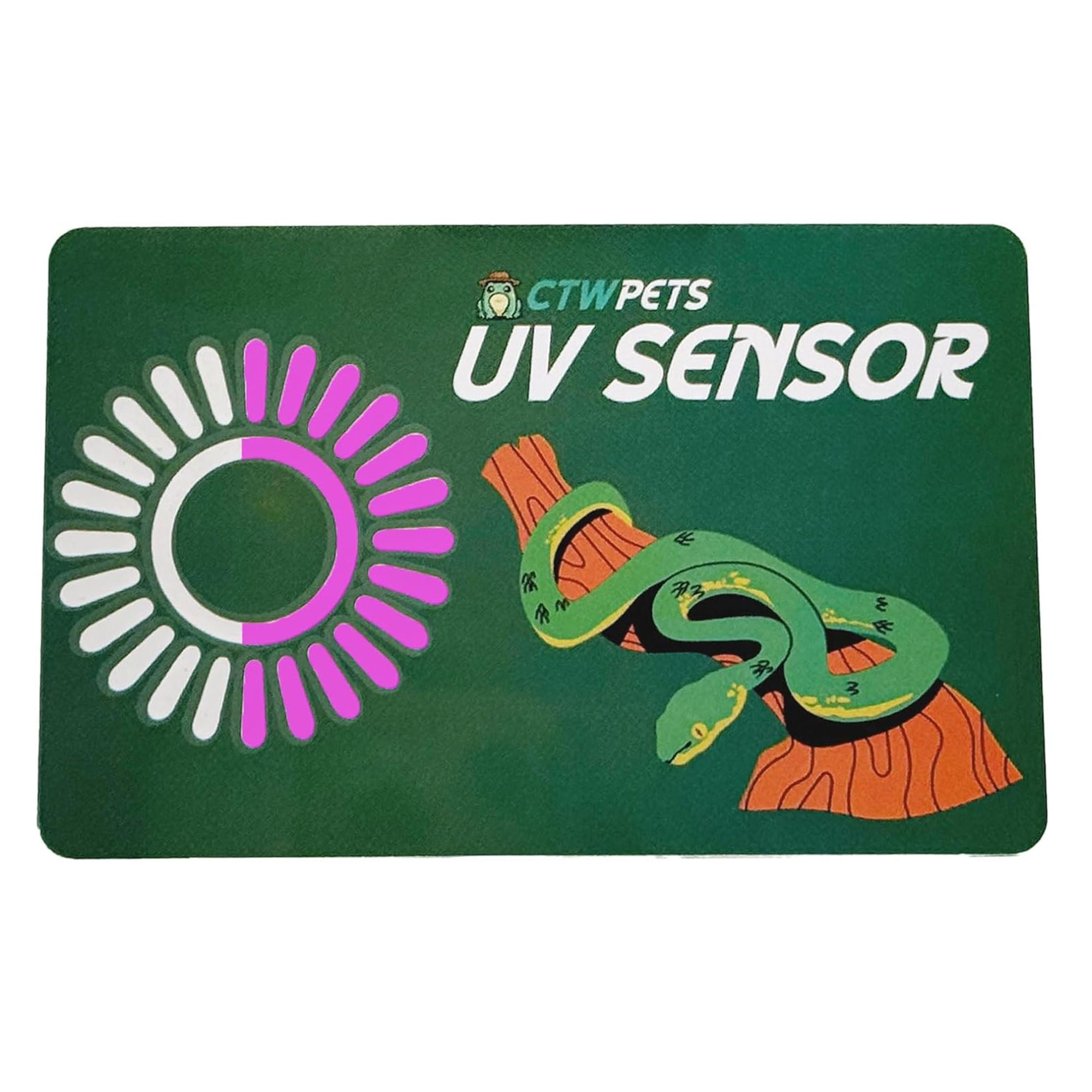 UVB Tester Reptile Lamp UV Sensor Reptile UVA UVB Fluorescent Lamp Tester Card - Wild Pet Supply