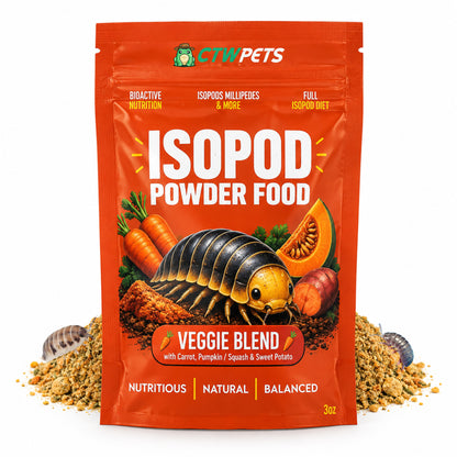 Premium Isopod Millipede Powder Food