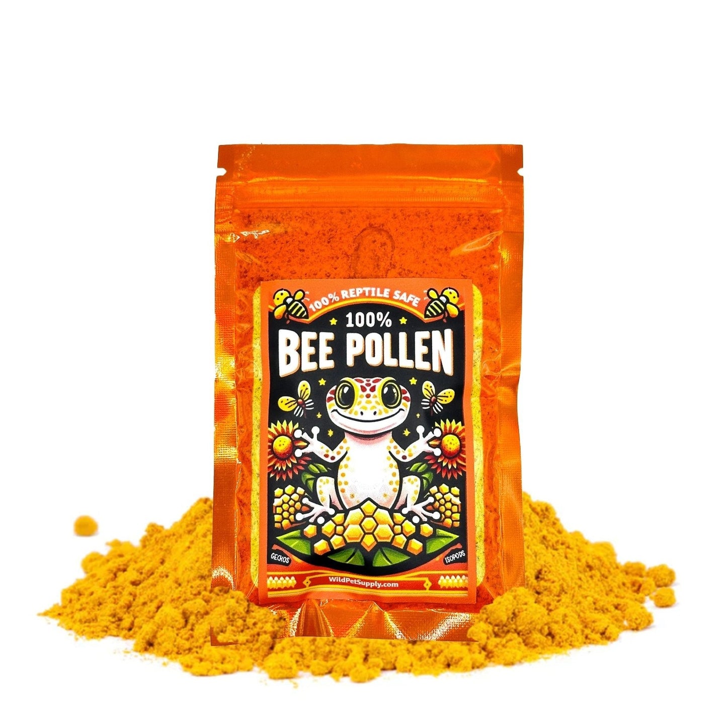 100% Bee Pollen Powder - Reptile Food Topper 1oz - Wild Pet Supply