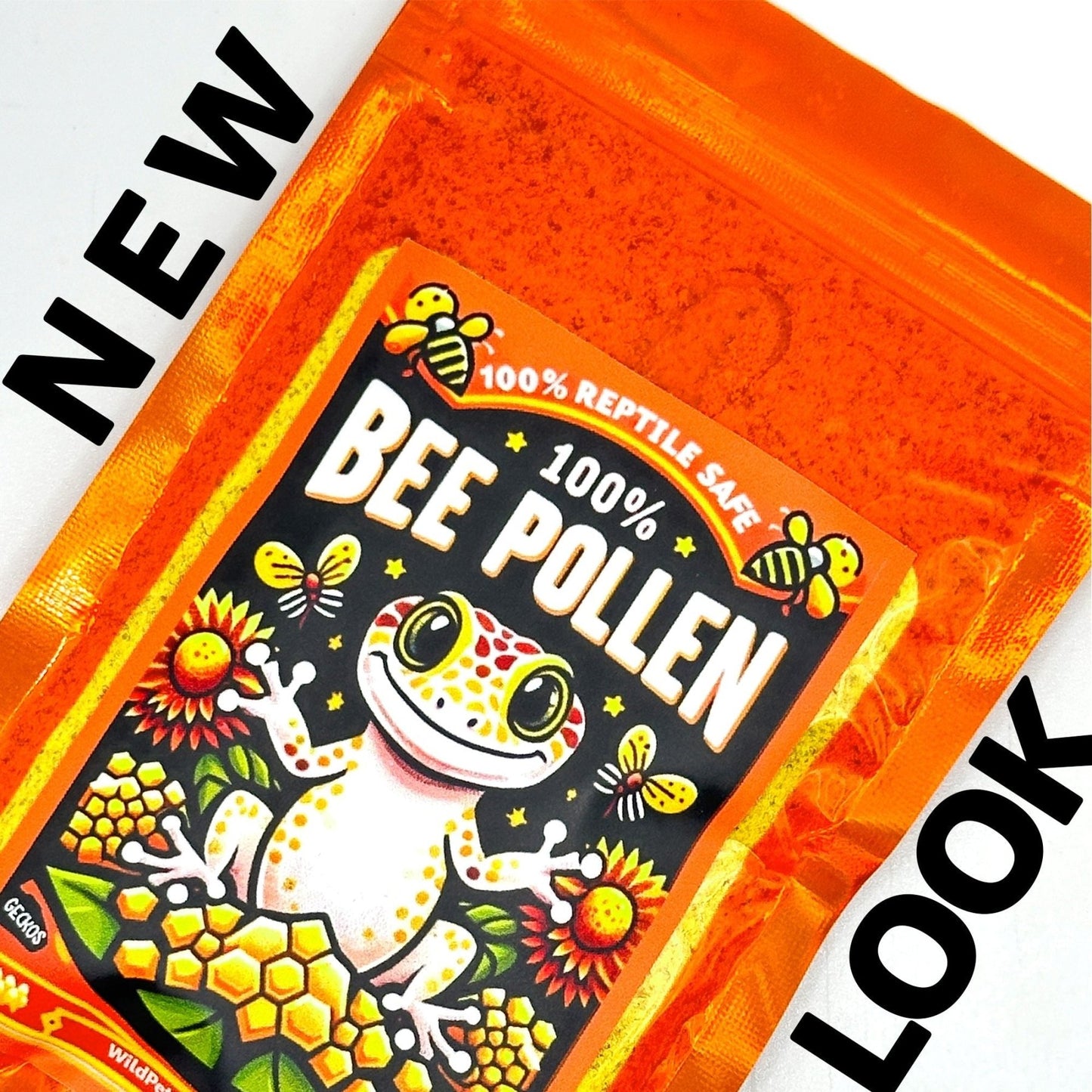 100% Bee Pollen Powder - Reptile Food Topper 1oz - Wild Pet Supply