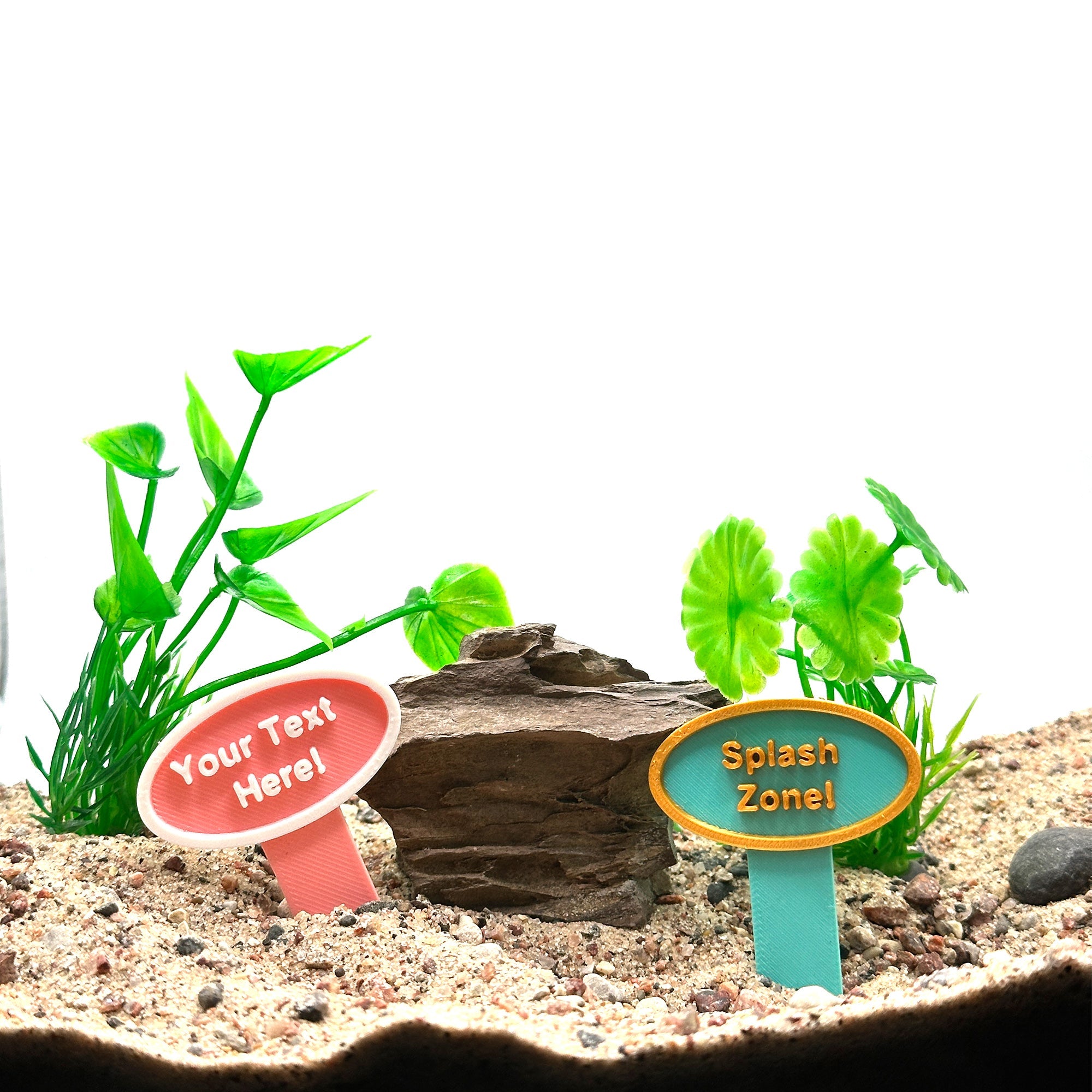 Custom Terrarium & Aquarium Sign | Named Pet Sign Perfect For Geckos, Frogs, Betta Fish - Wild Pet Supply