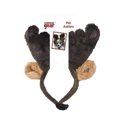 Dog Reindeer Hat | Holiday Accessory - Wild Pet Supply