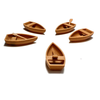 Nano Floating Aquarium Boat - Row Boat Aquarium Decor - Fish Tank Shrimp Betta Decor - Wild Pet Supply