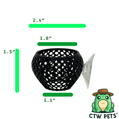 Original Betta Bulb Hide – Suction Cup Cave - Wild Pet Supply