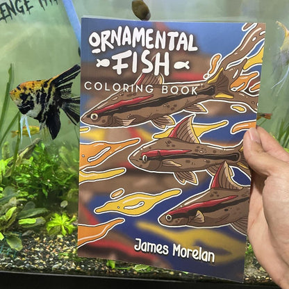 Ornamental Fish Coloring Book: Color Your Aquarium Hobby: PAPER BACK - Wild Pet Supply