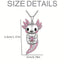 Pink Axolotl Necklace Pendant - Wild Pet Supply