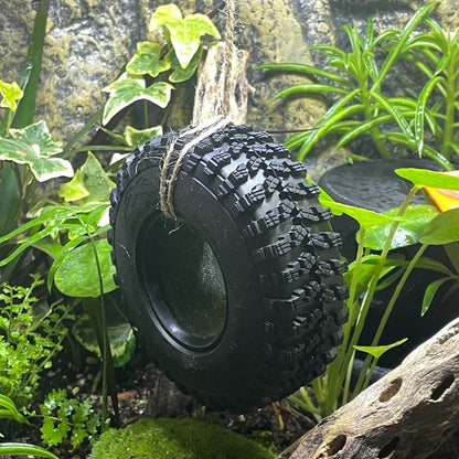 Reptile Tire Swing – Hanging Terrarium Decor - Wild Pet Supply