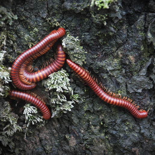 Scarlet Millipedes Pack Of 2 - Wild Pet Supply