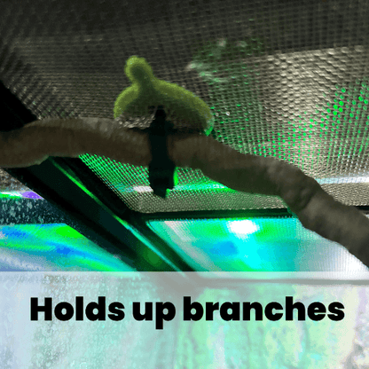 Screen Reptile Cage Zip Tie Support and Block Off Plate Zoo Med Reptizoo/Reptibreeze - Perfect for Crested Geckos - Wild Pet Supply