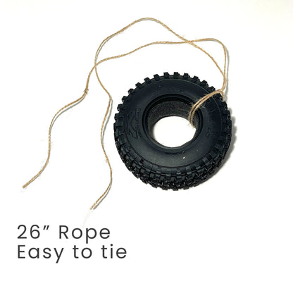 Terrarium Reptile Tire Swing Decor - Tire Swing Reptile Terrarium Decor - Crested Gecko Terrarium Decor - Wild Pet Supply