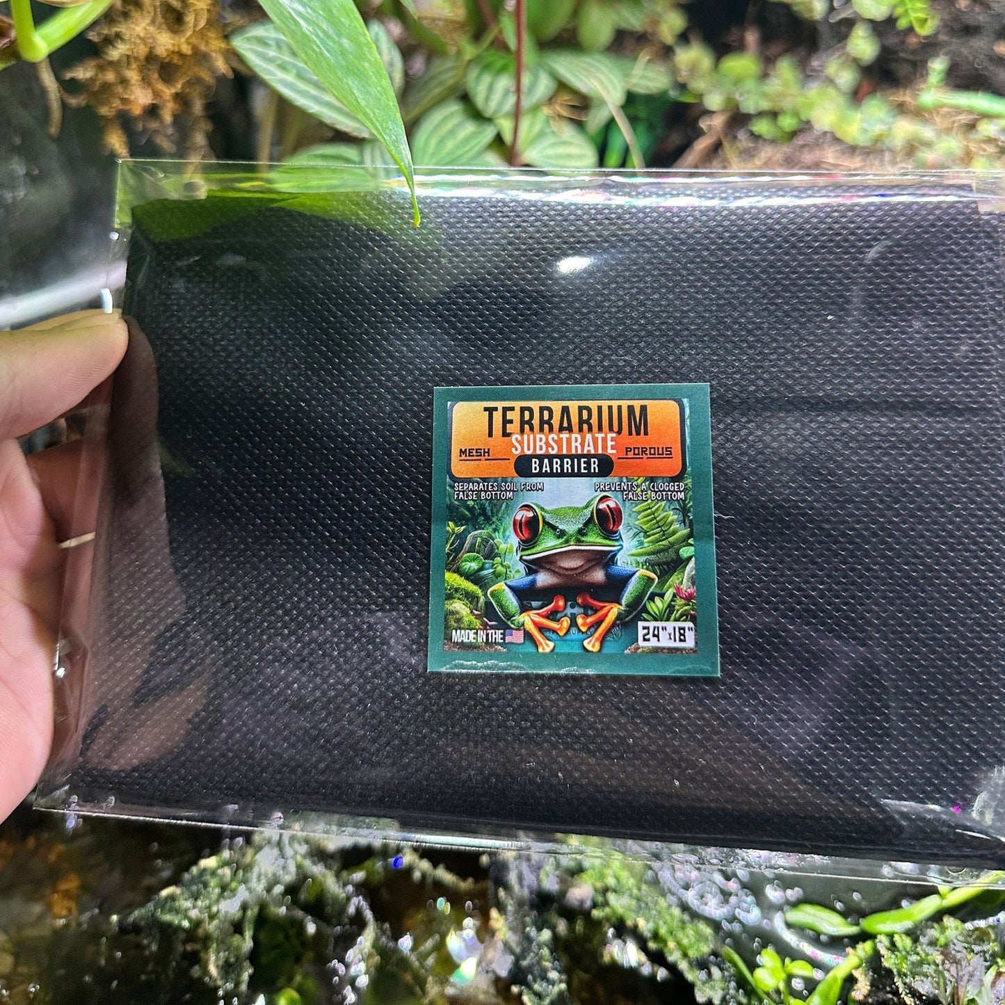 Terrarium Substrate Liner – 24x18 Mesh Sheet - Wild Pet Supply