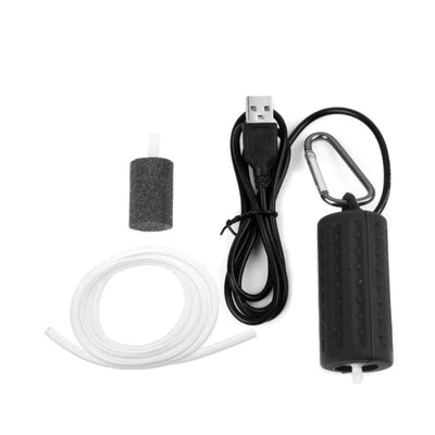 USB Portable Aquarium Fish Tank Mini Oxygen Air Pump - Wild Pet Supply